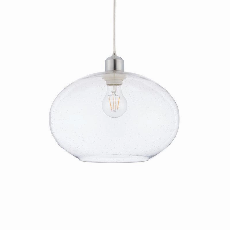 Dimitri 1 Light Clear Ceiling Pendant Light - shade only