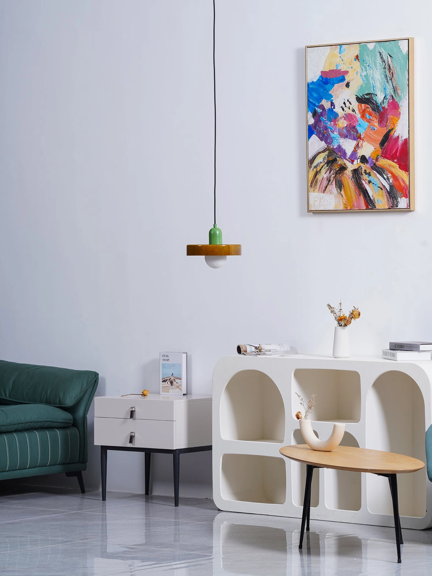 Disc Orb Pendant Lamp