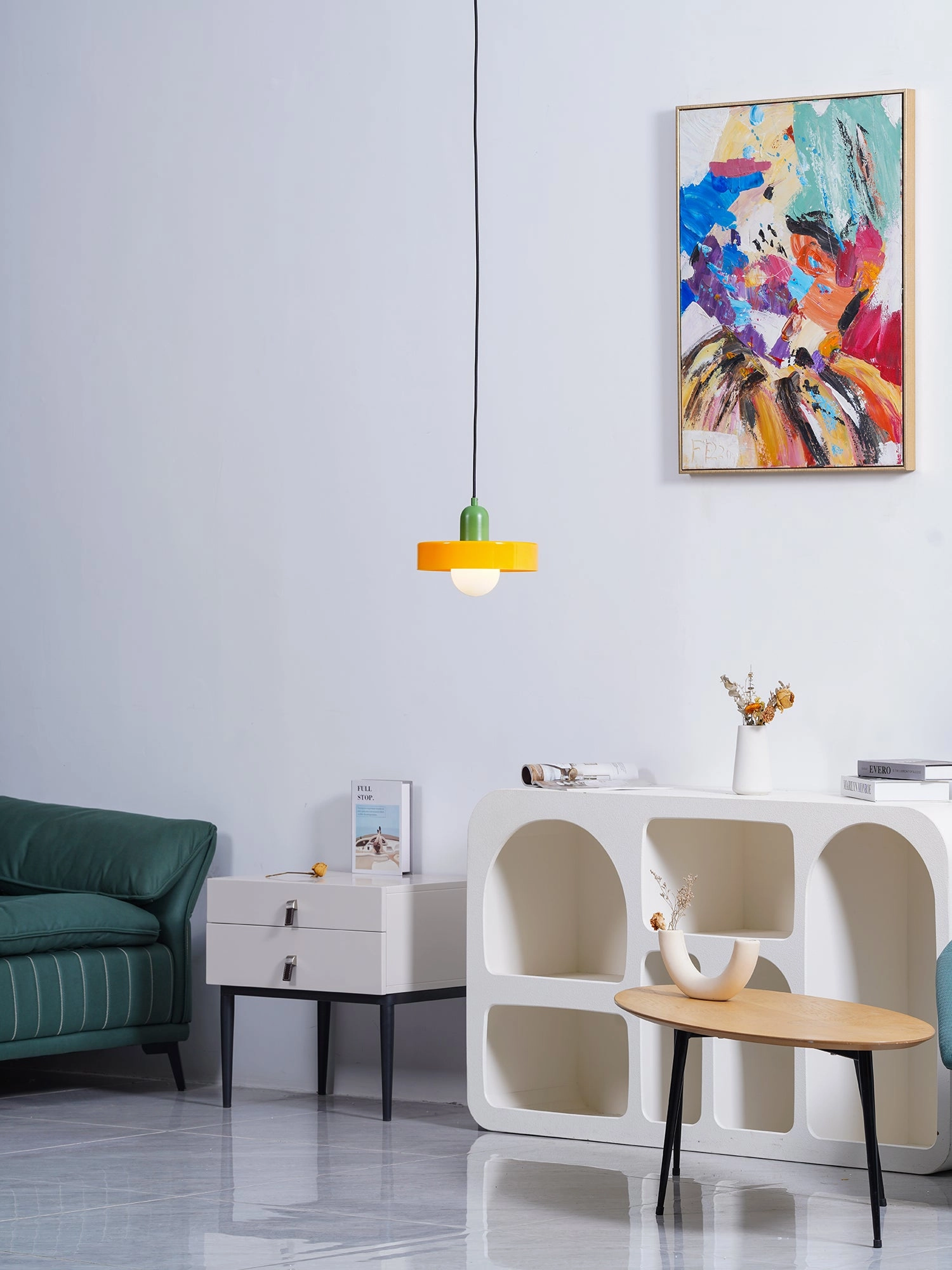 Disc Orb Pendant Lamp