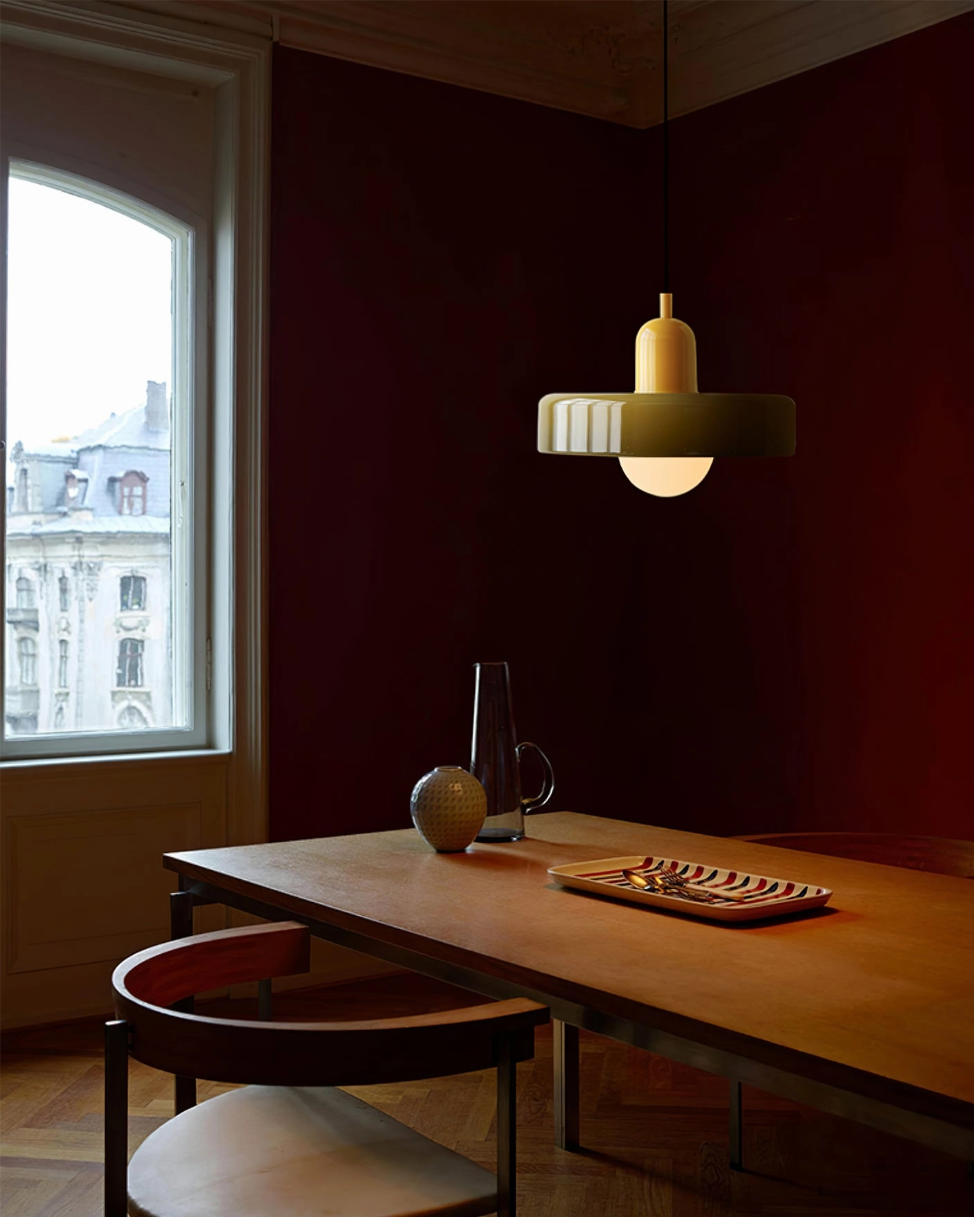 Disc Orb Pendant Lamp