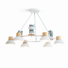 Doggy Chandelier flowerpot LED lamp