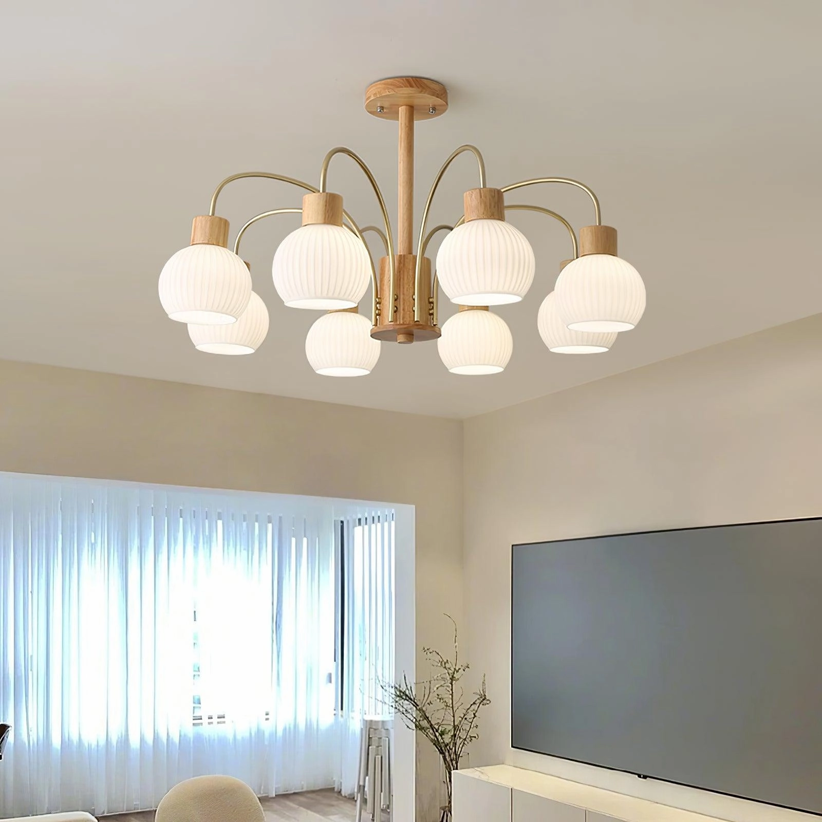 Donnelly Wooden Chandelier