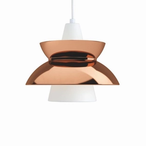 Doo-wop Kobber - Pendel flush mount chandelier