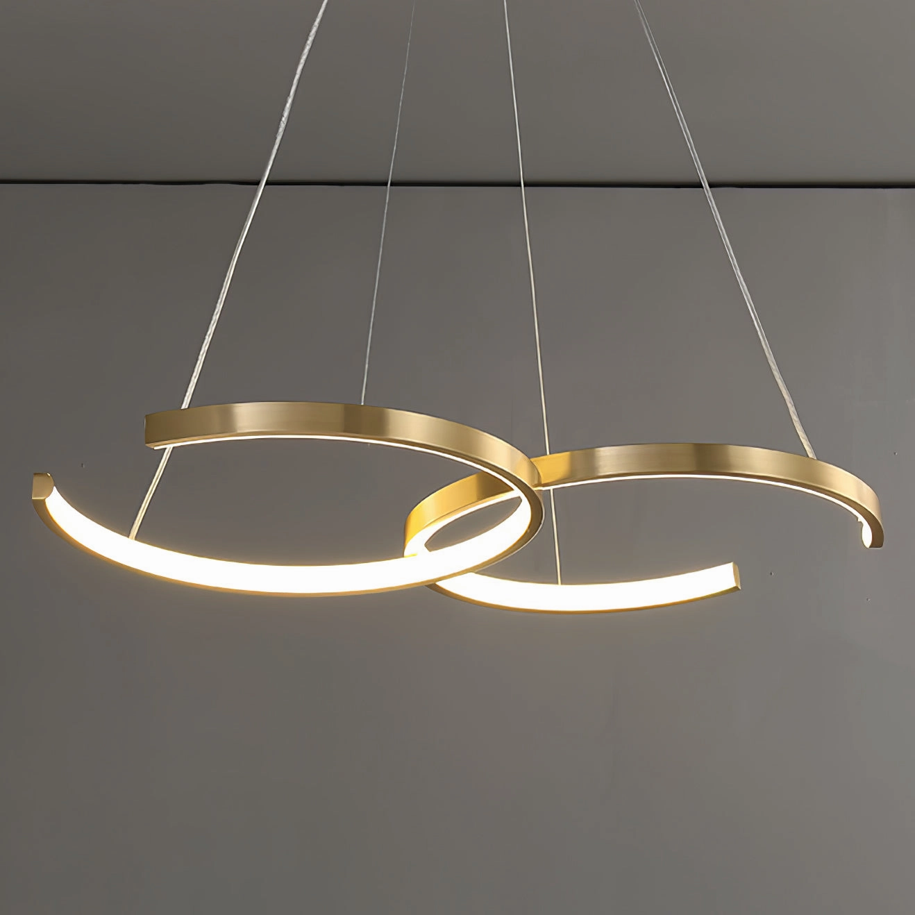Double Rings Pendant Light