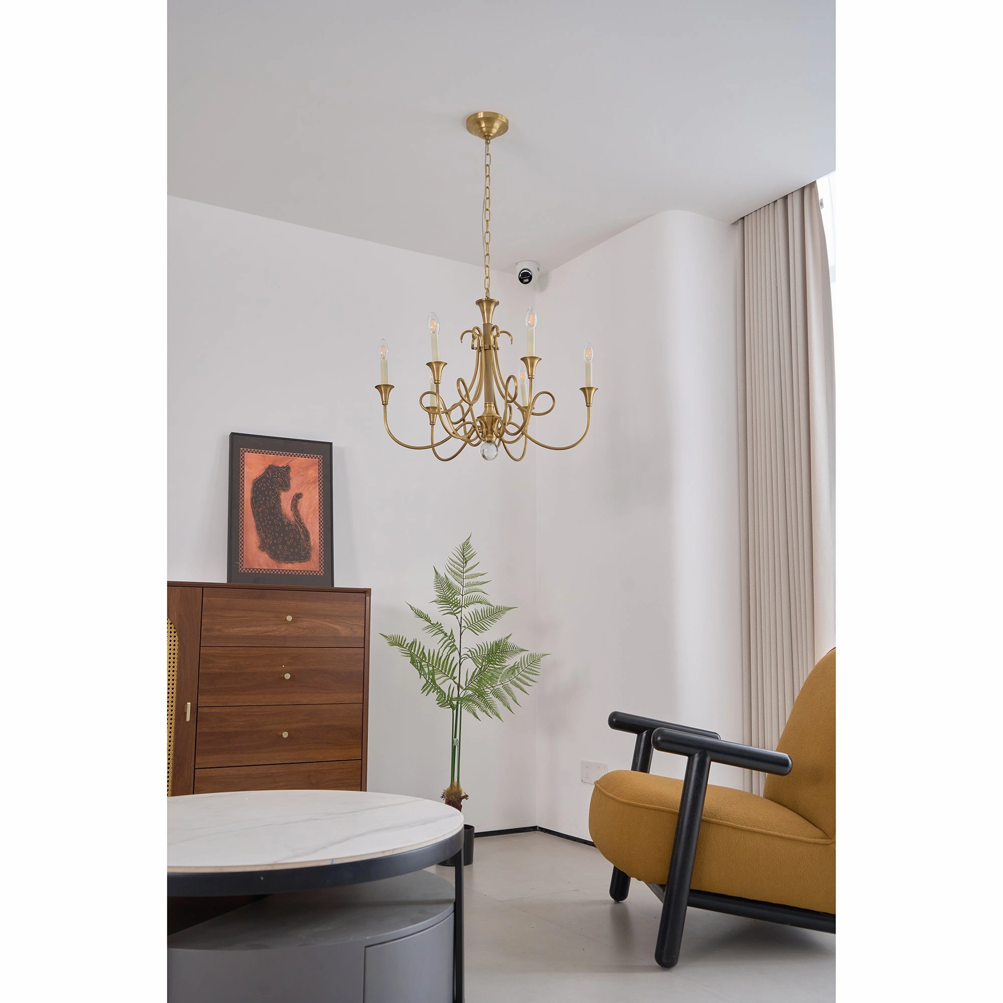 Double Twist Chandelier