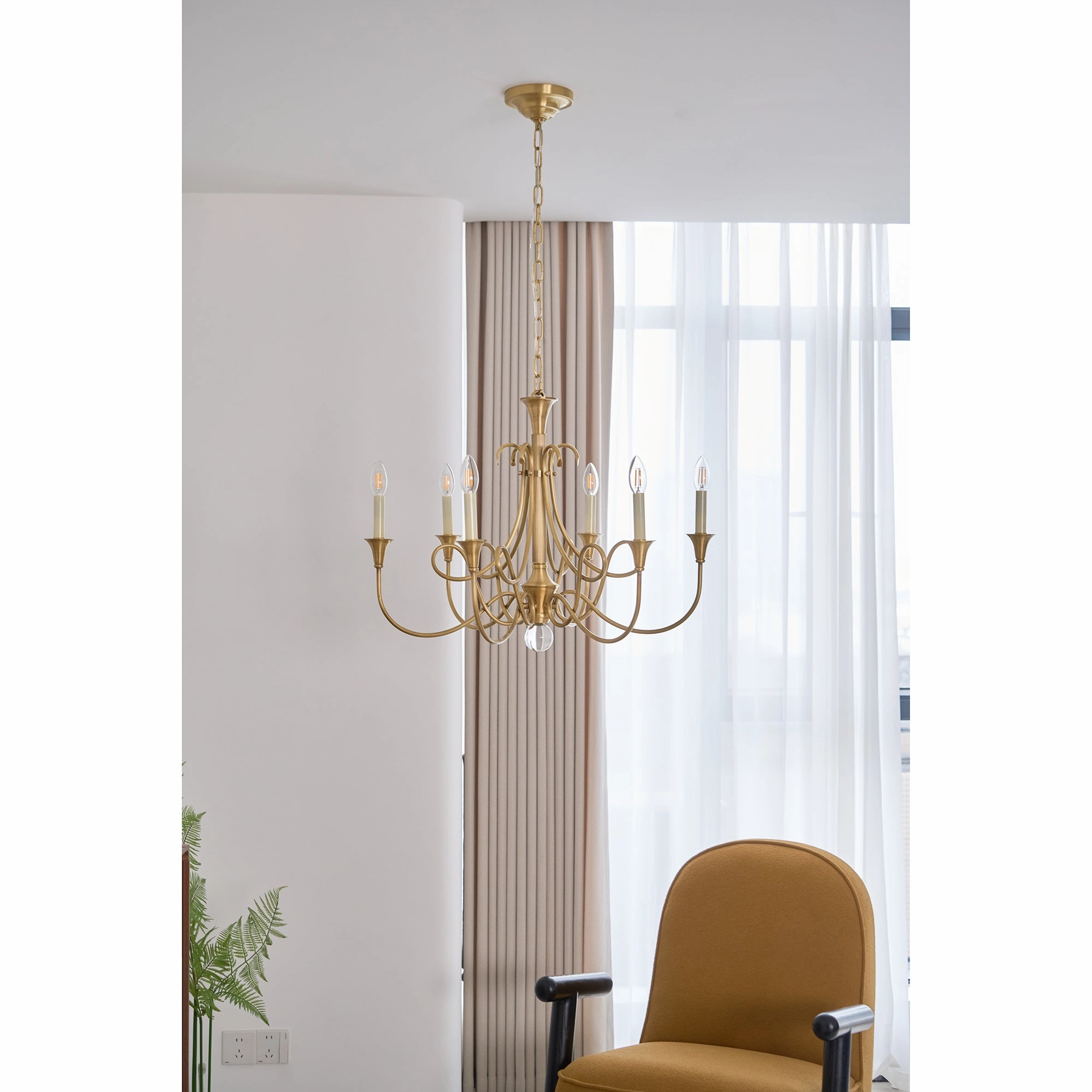 Double Twist Chandelier