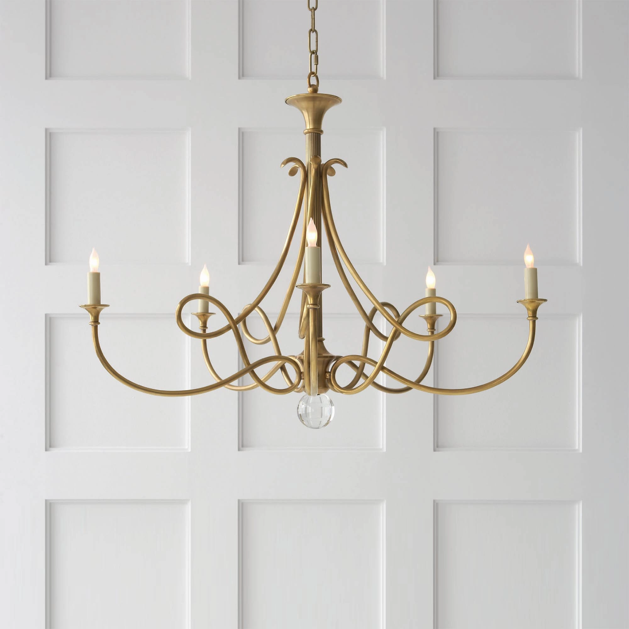 Double Twist Chandelier