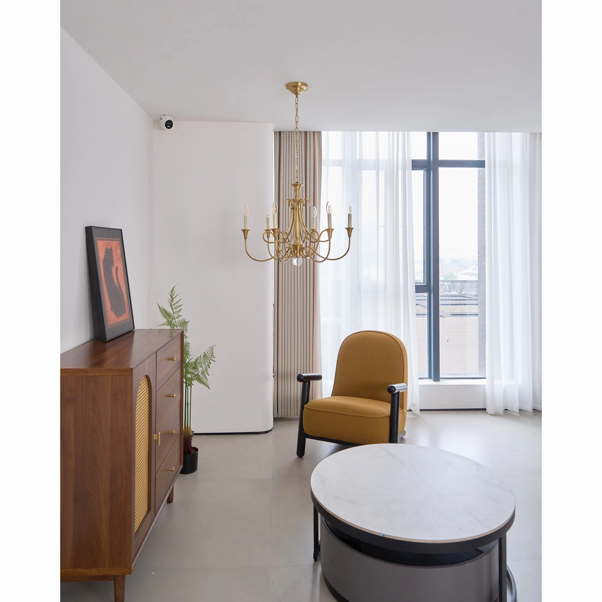 Double Twist Chandelier