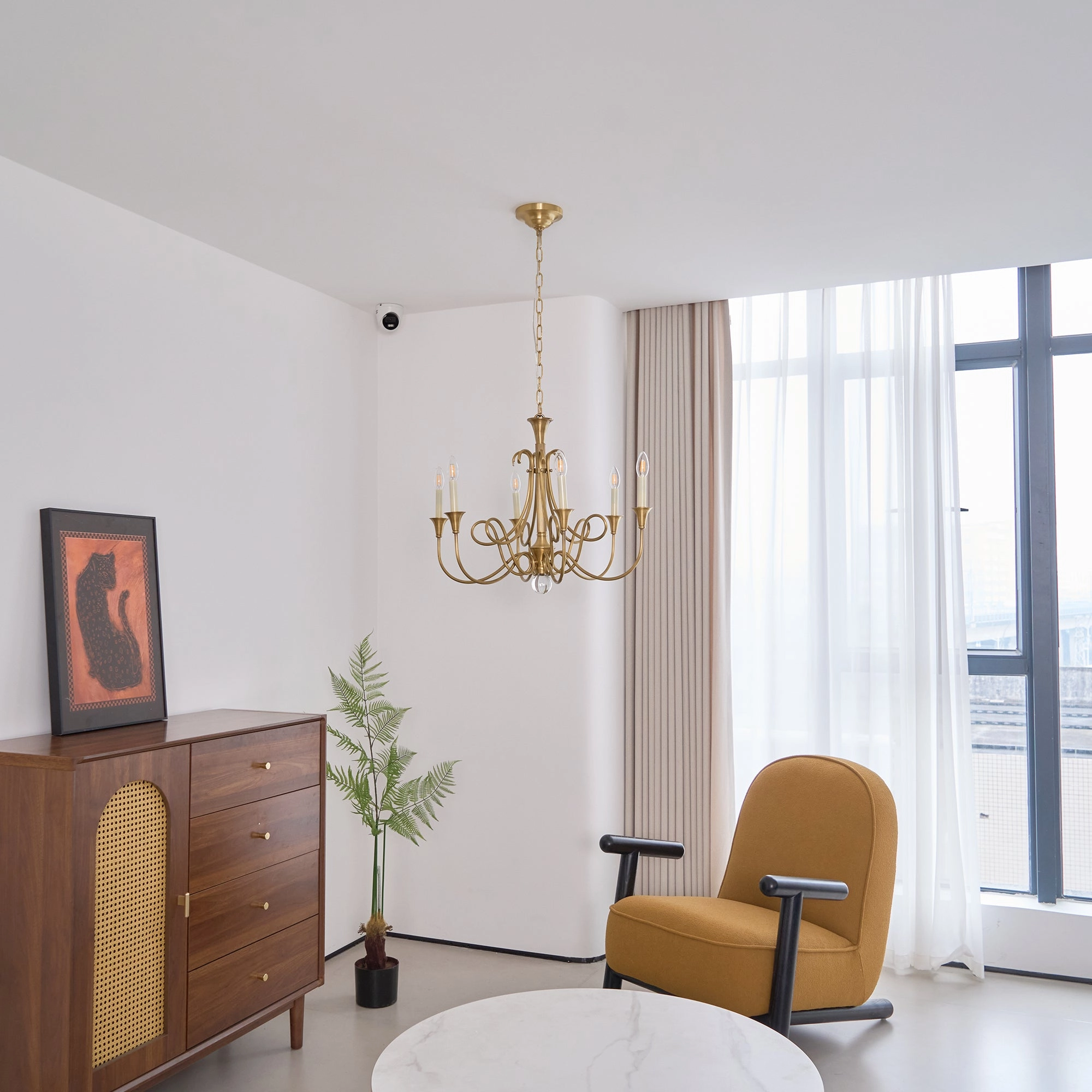 Double Twist Chandelier