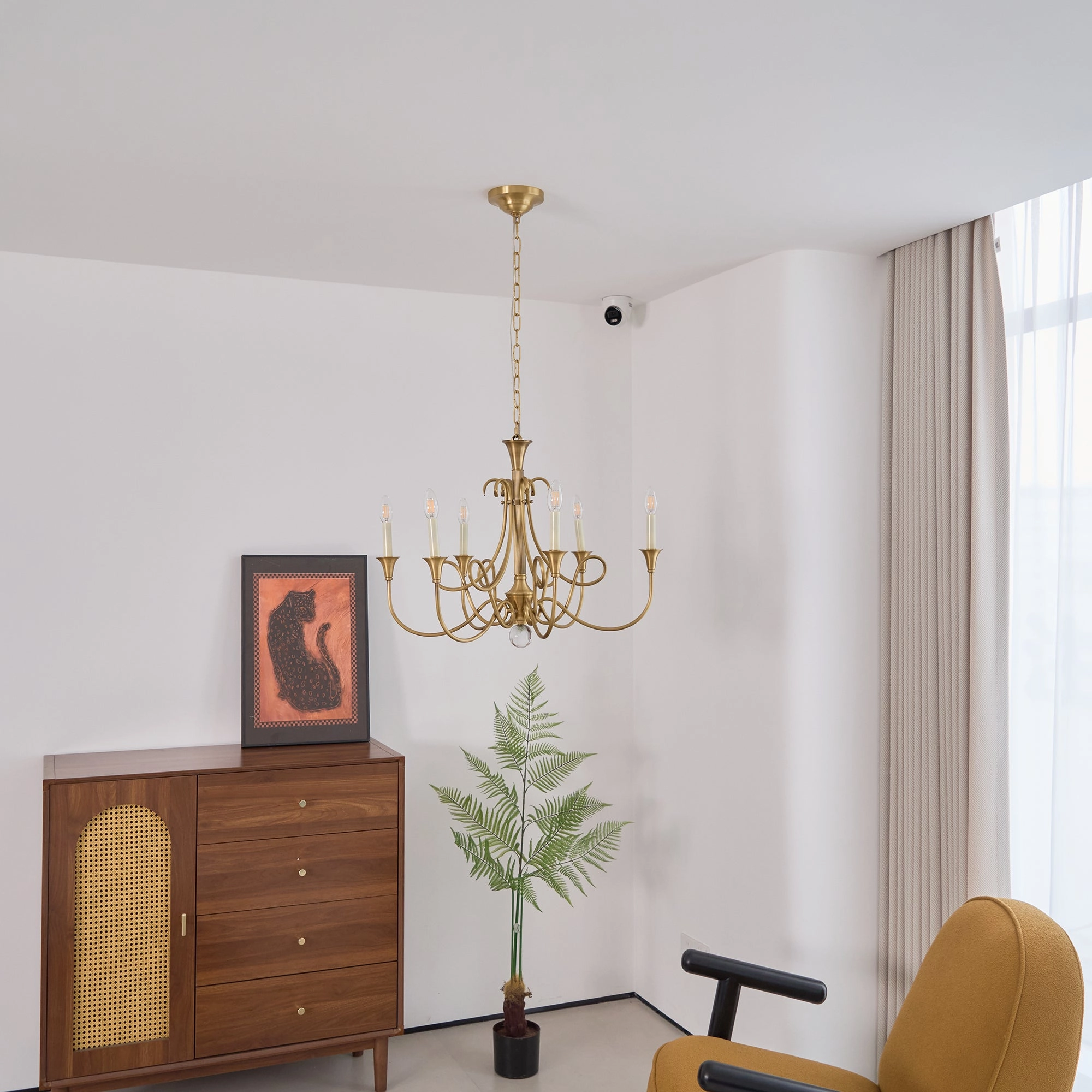 Double Twist Chandelier