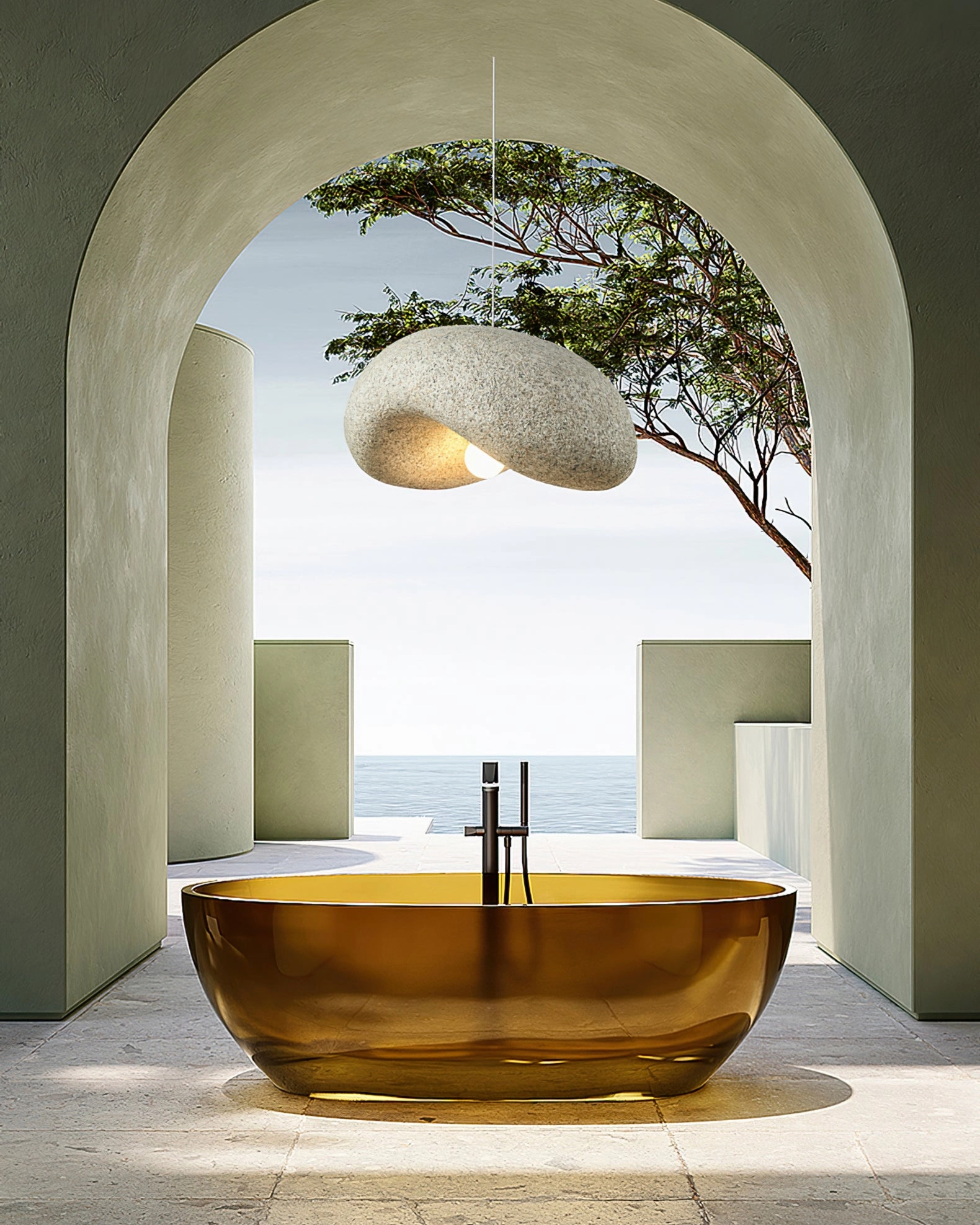 Dunia Speckled Pendant Lamp
