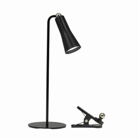 Dyberg Larsen 4 In One Rechargeable Table Lamp, Black designer outdoor lamp