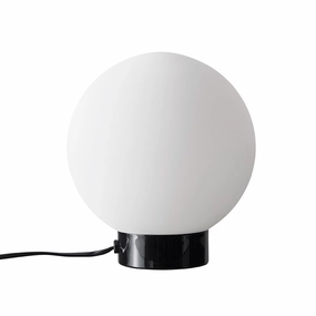 Dyberg Larsen Barcelona Table Lamp, Opal/Black designer outdoor lamp