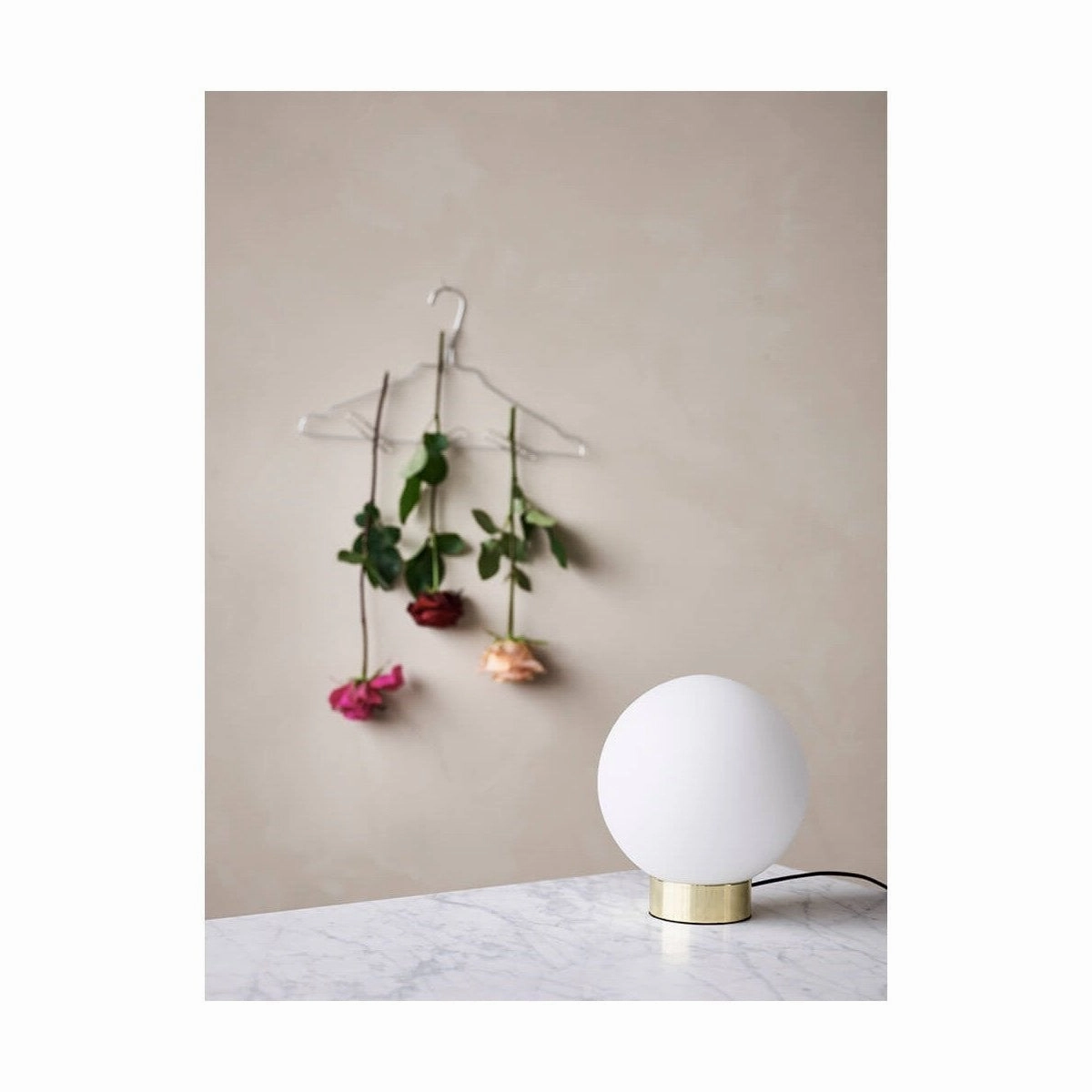 Dyberg Larsen Barcelona Table Lamp Opal Glass, 20