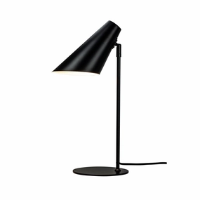Dyberg Larsen Cale Table Lamp, Black designer outdoor lamp