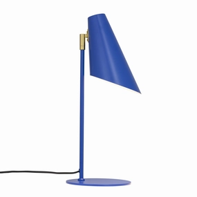 Dyberg Larsen Cale Table Lamp, Blue designer outdoor lamp