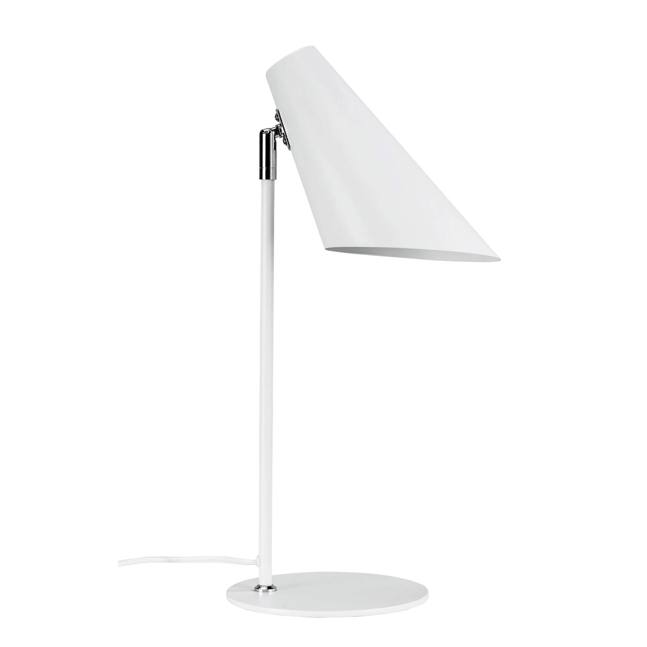 Dyberg Larsen Cale Table Lamp, White designer outdoor lamp