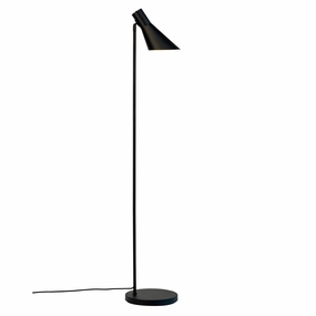 Dyberg Larsen Dl12 Floor Lamp, Matt Black garden LED light