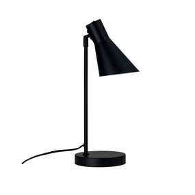 Dyberg Larsen Dl12 Table Lamp, Matt Black designer outdoor lamp