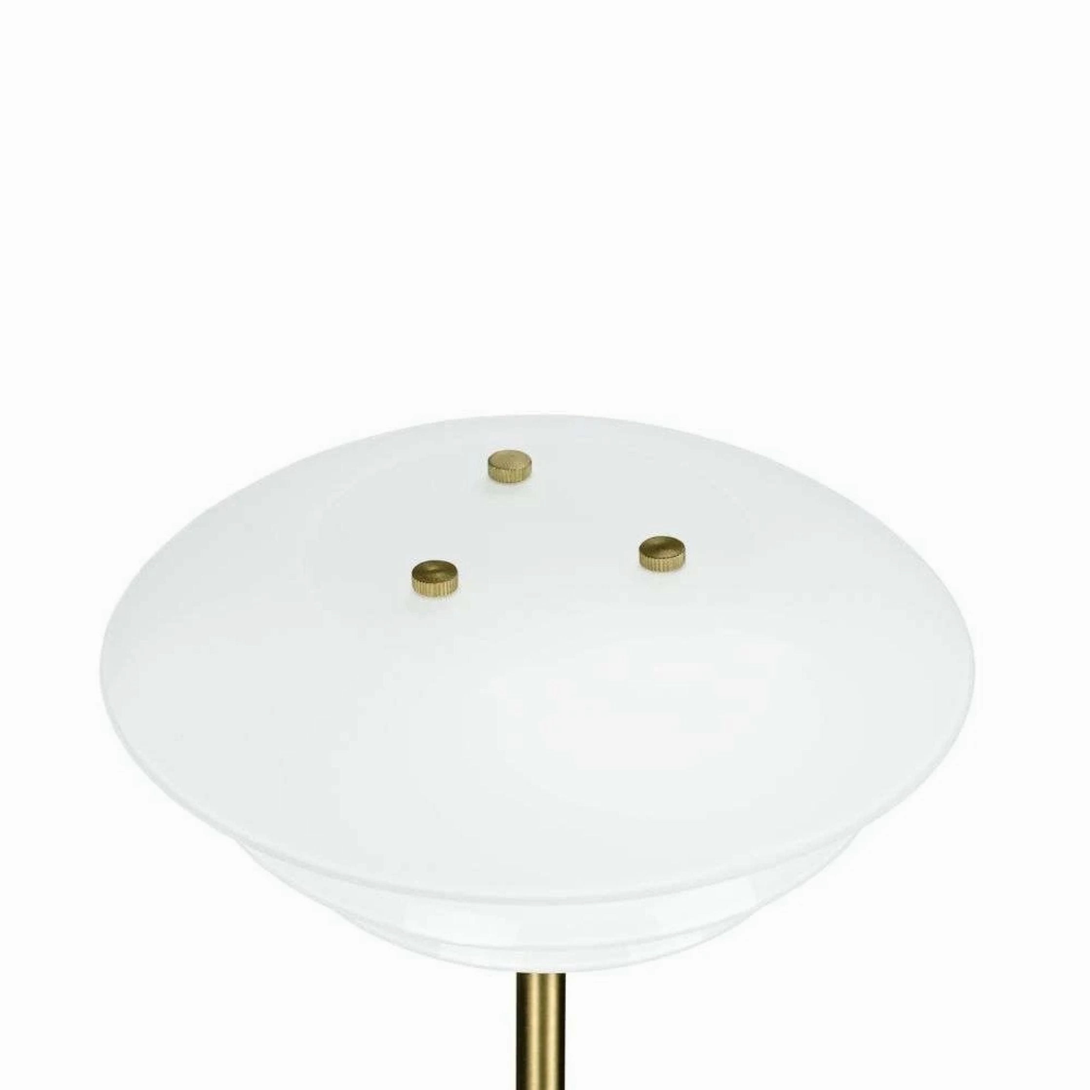 Dyberg Larsen Dl20 Table Lamp, Opal/Brass