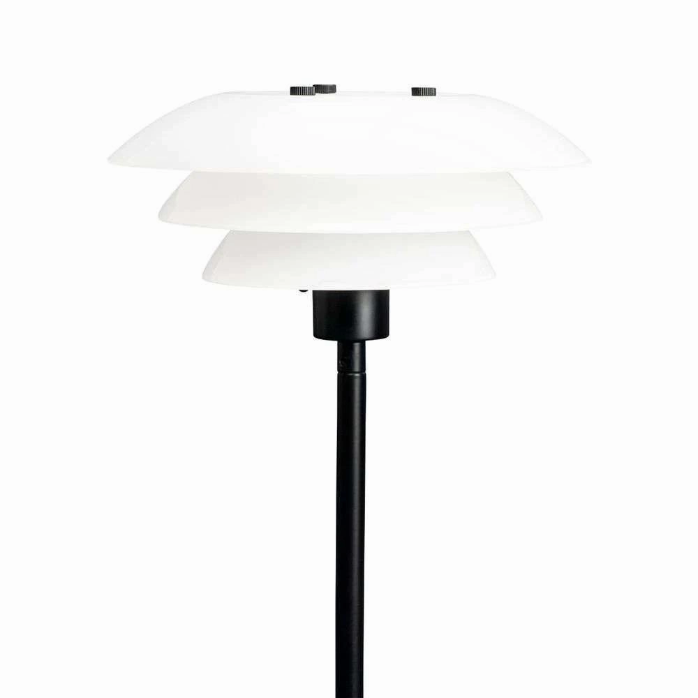 Dyberg Larsen Dl20 Table Lamp, Opal/Matt Black