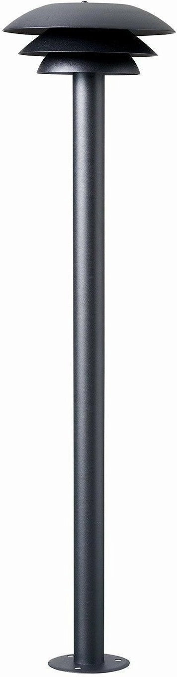 Dyberg Larsen Dl25 Outdoor Garden Lamp Black, 90cm ambient lighting fixture
