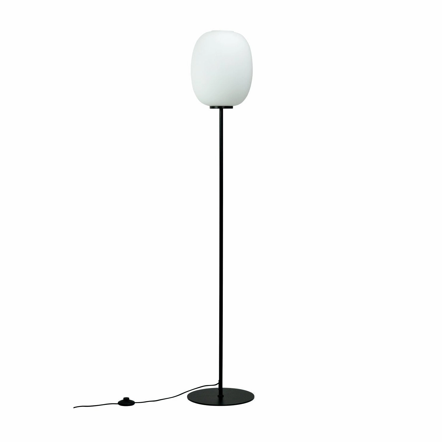 Dyberg Larsen Dl39 Floor Lamp, Opal/Black garden LED light