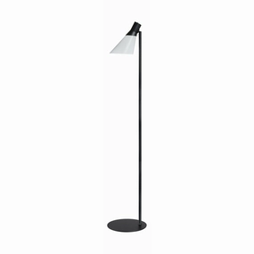 Dyberg Larsen Gent Floor Lamp, Opal/Matt Black garden LED light