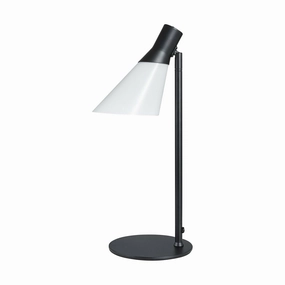 Dyberg Larsen Gent Table Lamp, Opal/Matt Black Louis Poulsen chandelier