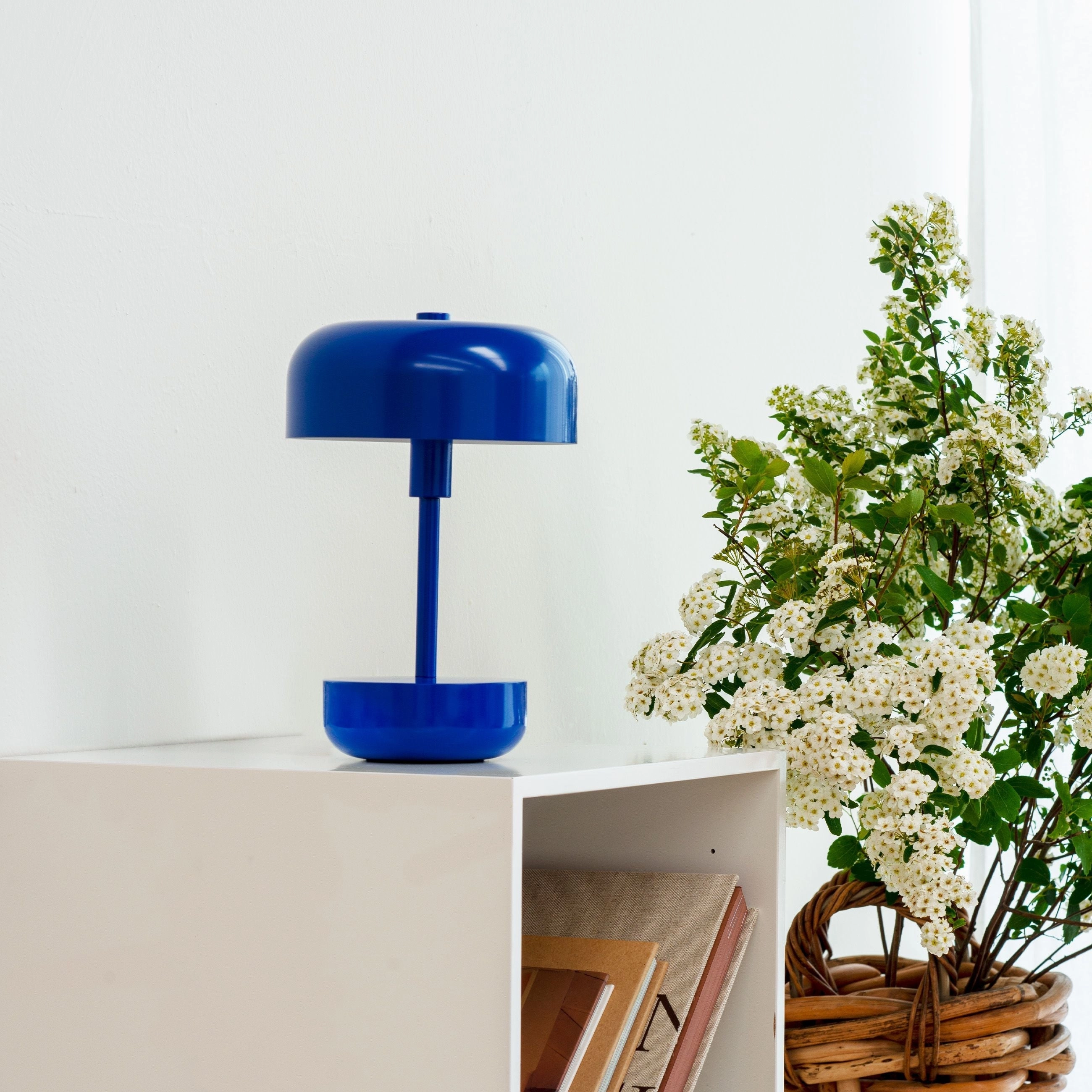 Dyberg Larsen Haipot Rechargeable Table Lamp, Blue