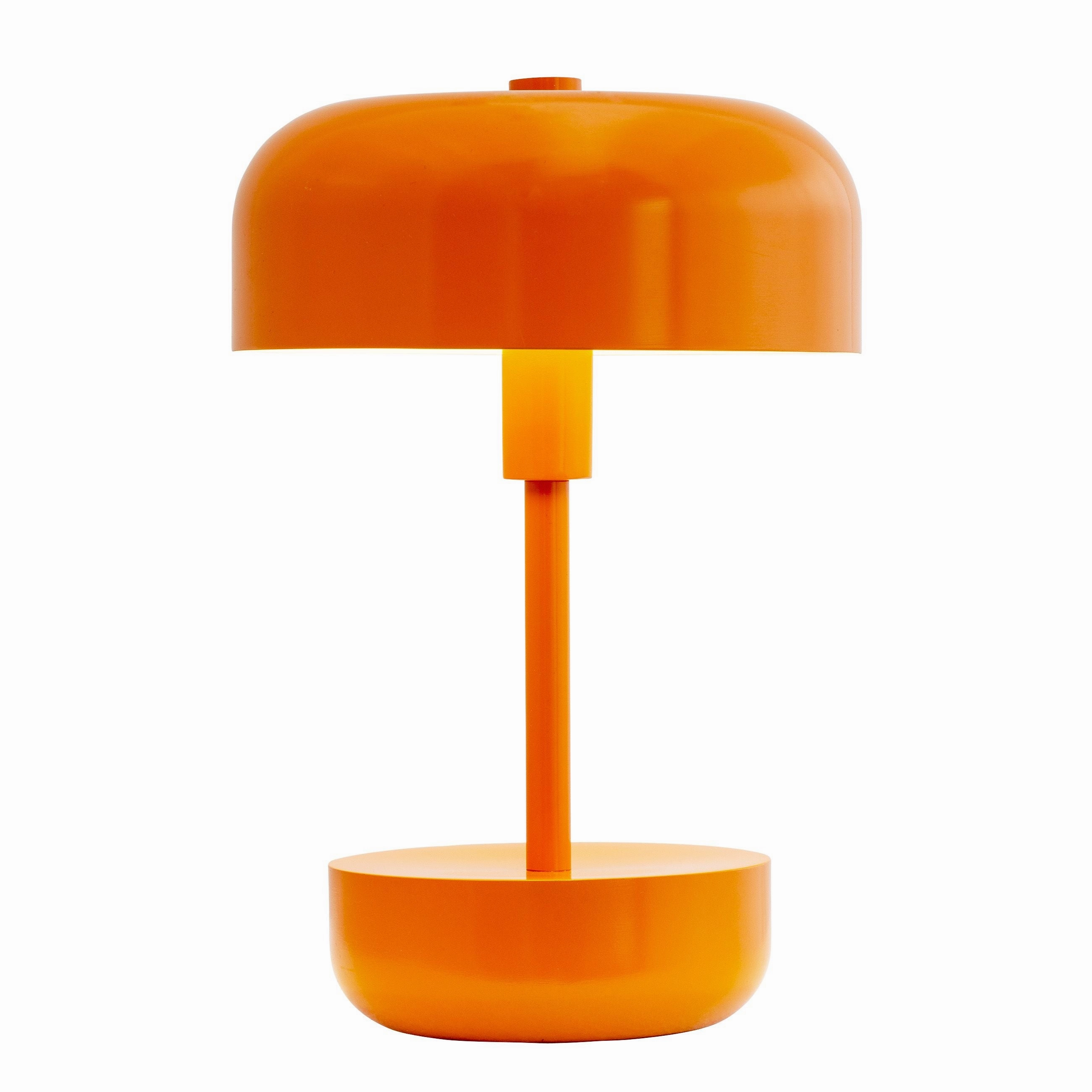 Dyberg Larsen Haipot Rechargeable Table Lamp, Orange