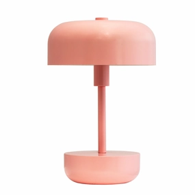 Dyberg Larsen Haipot Rechargeable Table Lamp, Pink designer outdoor lamp