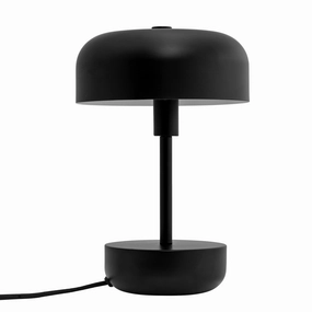 Dyberg Larsen Haipot Table Lamp, Black designer outdoor lamp