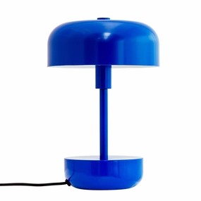 Dyberg Larsen Haipot Table Lamp, Blue designer outdoor lamp