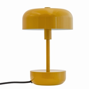 Dyberg Larsen Haipot Table Lamp, Curry Yellow designer outdoor lamp