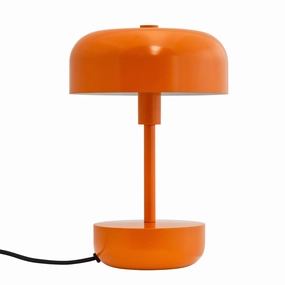 Dyberg Larsen Haipot Table Lamp, Orange designer outdoor lamp