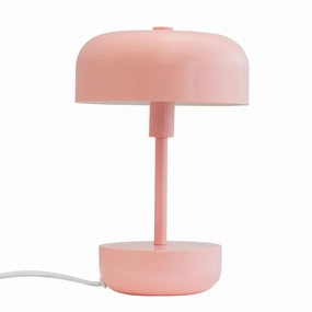 Dyberg Larsen Haipot Table Lamp, Pink designer outdoor lamp