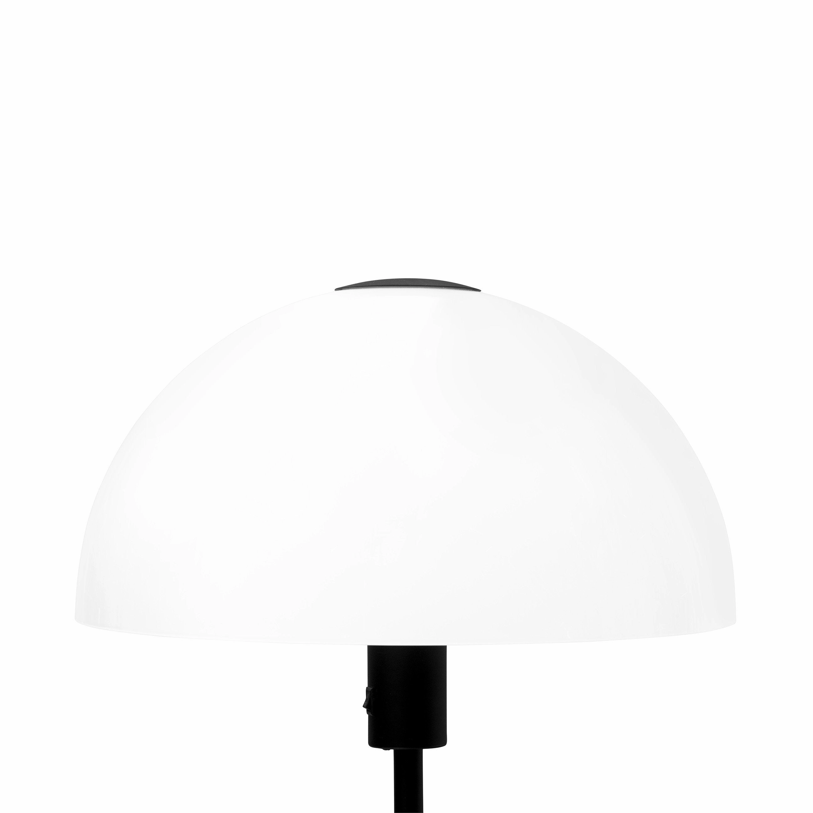 Dyberg Larsen Jazz Floor Lamp, Opal/Black