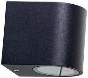 Dyberg Larsen L?s? Outdoor Wall Lamp, Matt Black ambient lighting fixture