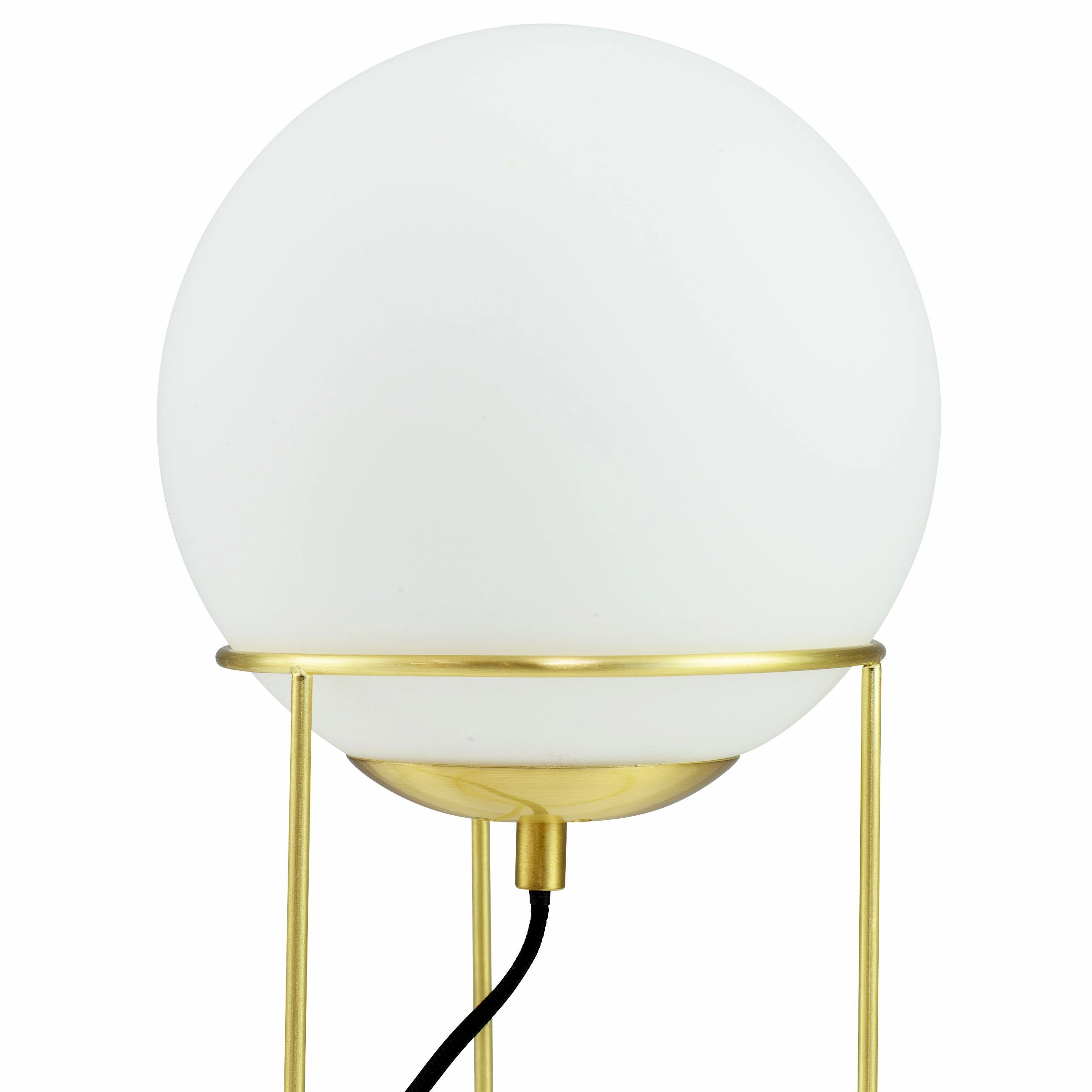 Dyberg Larsen Madrid Table Lamp, Opal/Brass