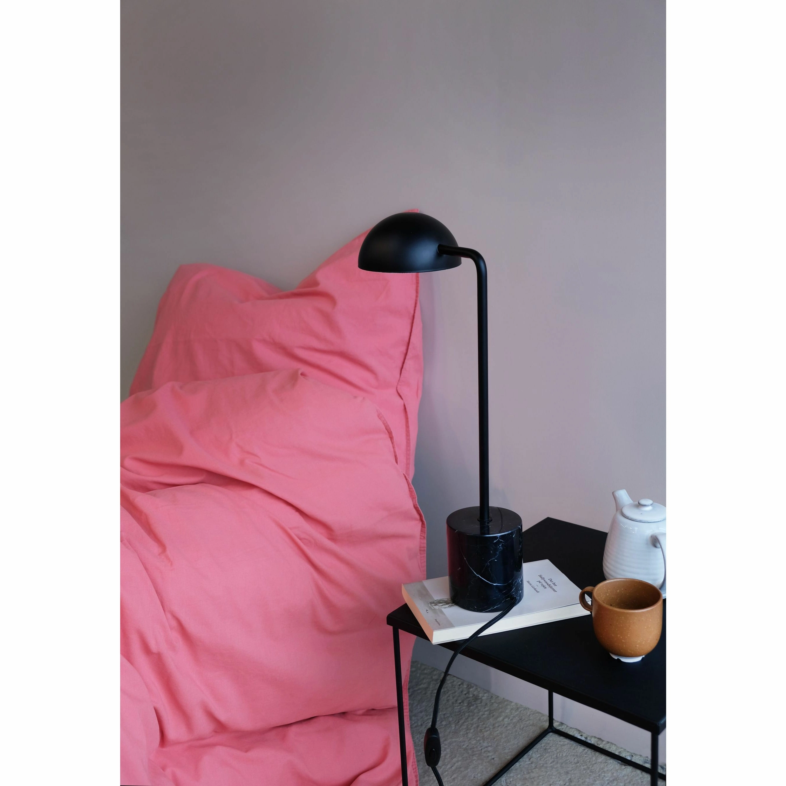 Dyberg Larsen Marble Table Lamp, Metal