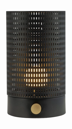 Dyberg Larsen Mesh Led Table Lamp, Black designer outdoor lamp