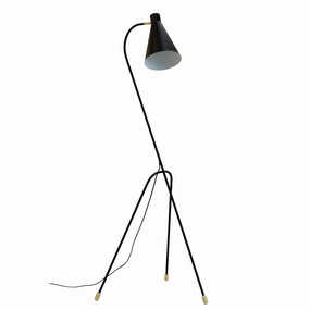 Dyberg Larsen Miles 3 Legged Floor Lamp, Black garden LED light