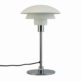 Dyberg Larsen Morph Table Lamp D21, White designer outdoor lamp