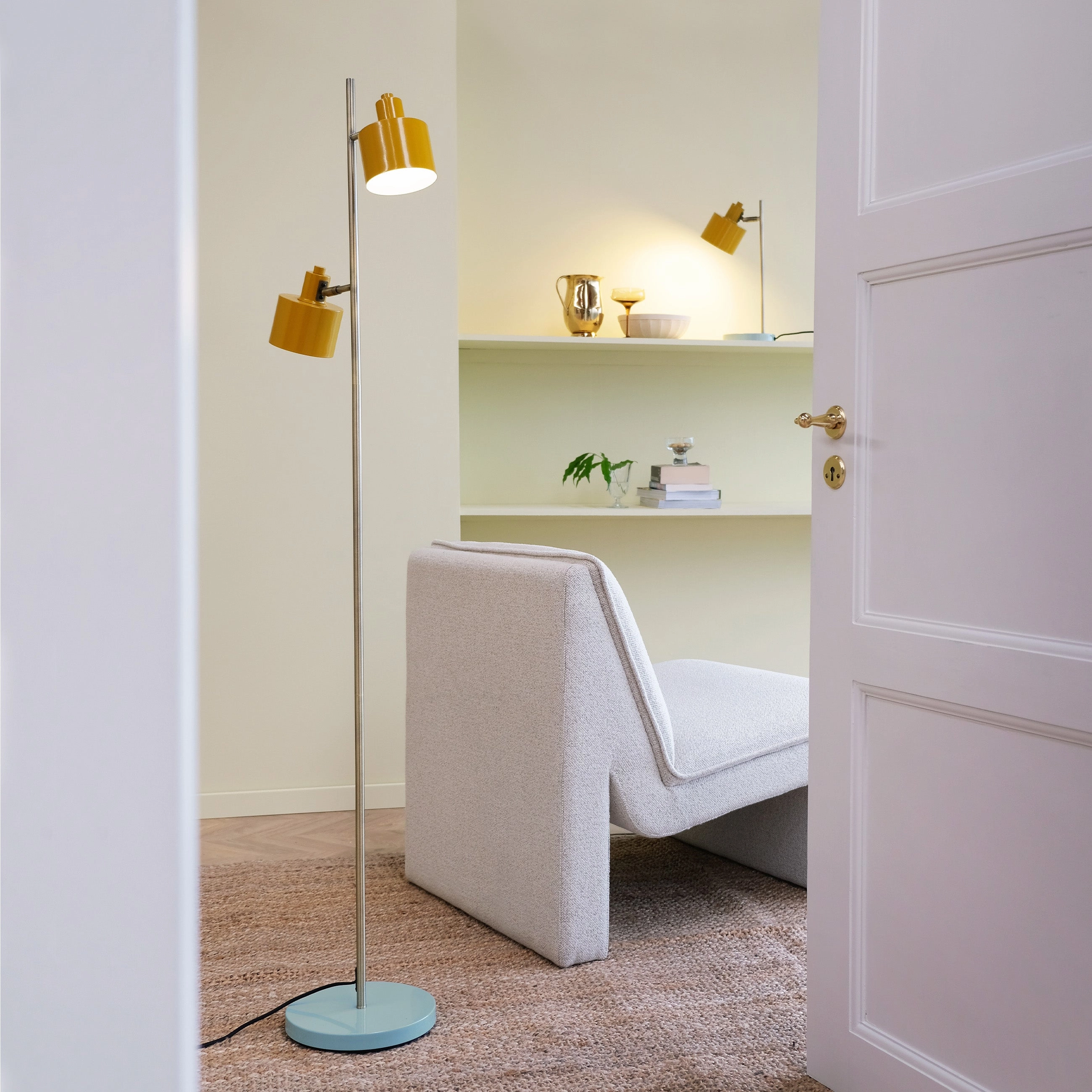 Dyberg Larsen Ocean Floor Lamp Curry, 160cm