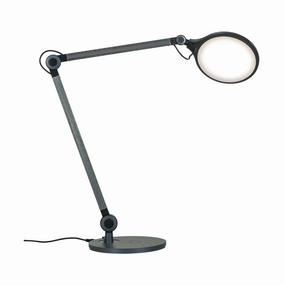 Dyberg Larsen Office Table Lamp, Grey Louis Poulsen chandelier
