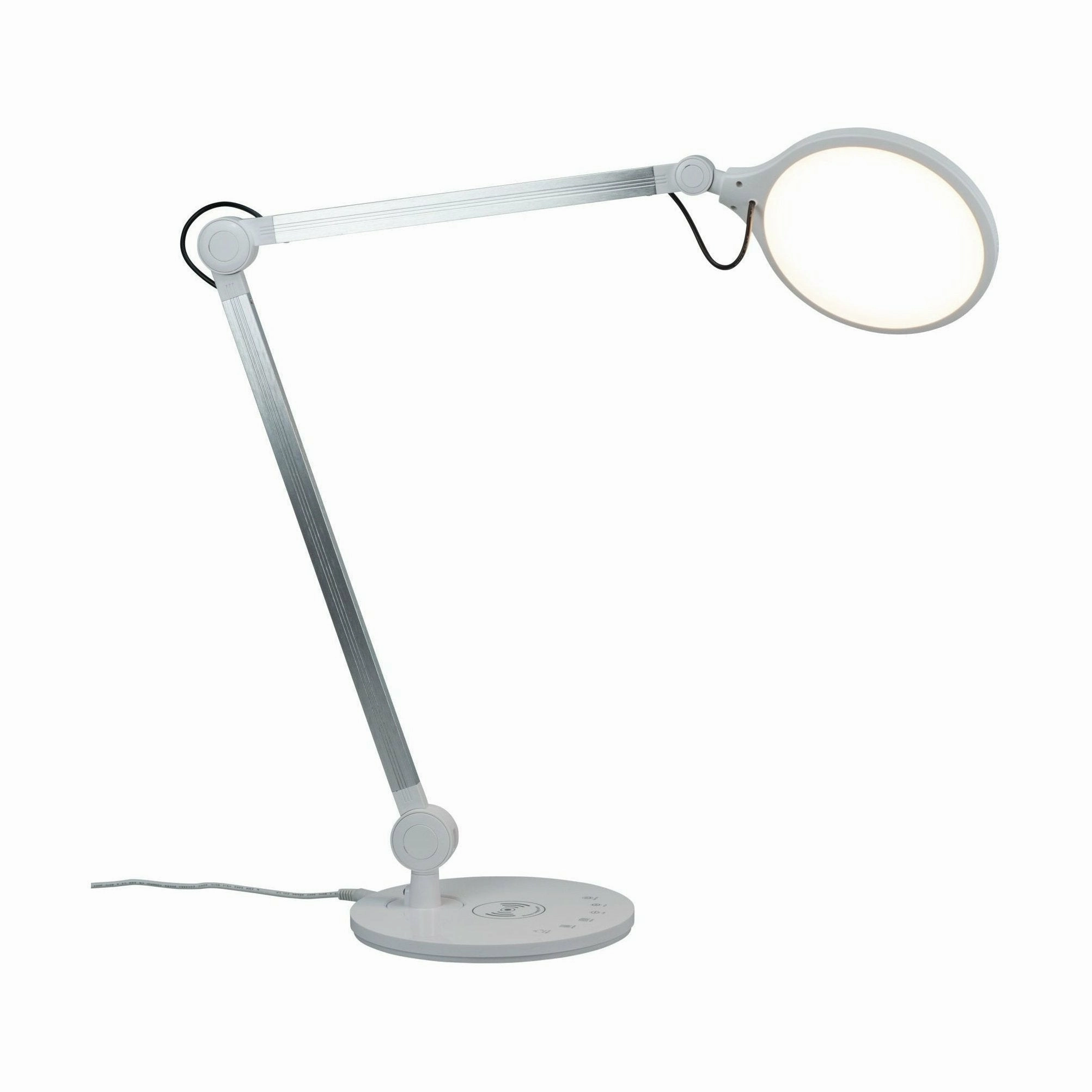 Dyberg Larsen Office Table Lamp, White designer outdoor lamp