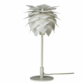 Dyberg Larsen Pineapple Tall Table Lamp, White designer outdoor lamp