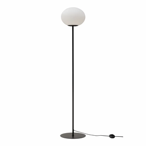Dyberg Larsen Princess Floor Lamp, Opal/Black garden LED light