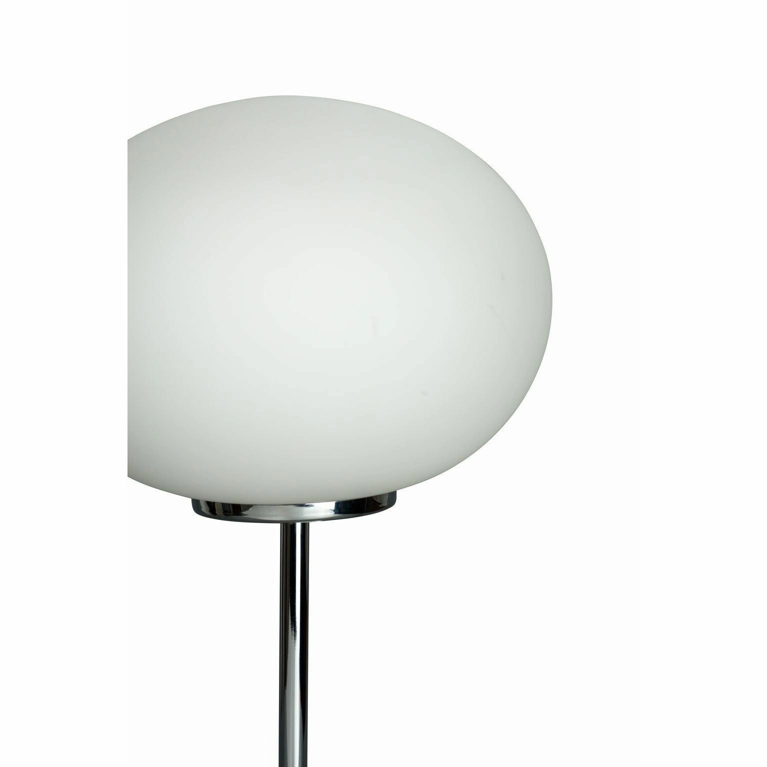 Dyberg Larsen Queen Table Lamp, Opal/Chrome
